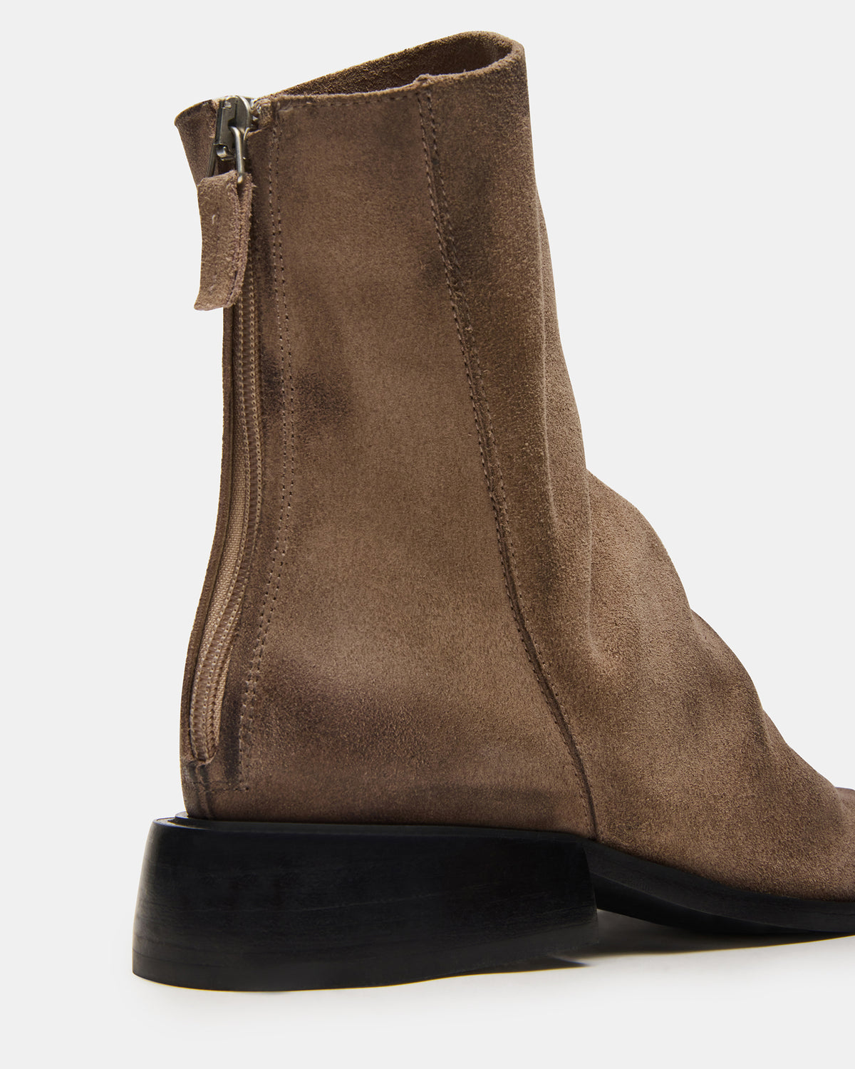 Steve Madden NEXIE Taupe Suede Women's Pointed-Toe Ankle Boot
