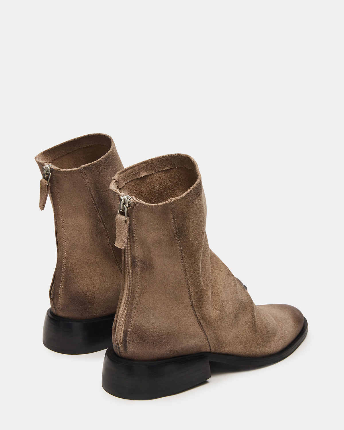 Steve Madden NEXIE Taupe Suede Women's Pointed-Toe Ankle Boot