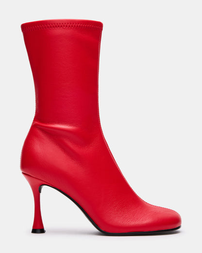 Steve Madden LORENZA Red Heeled Women's Ankle Boot