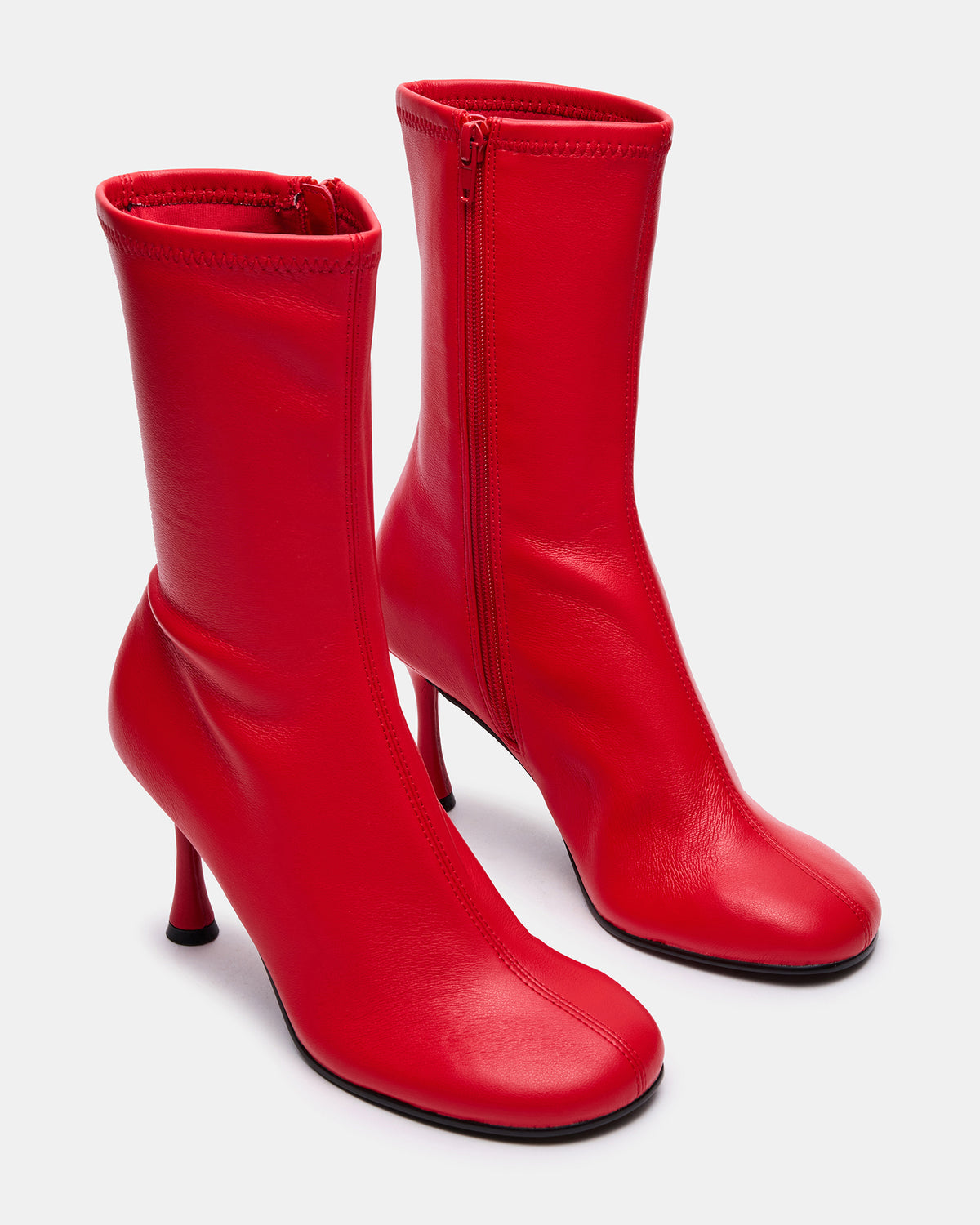 Steve Madden LORENZA Red Heeled Women's Ankle Boot