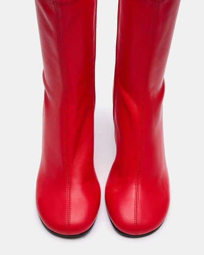 Steve Madden LORENZA Red Heeled Women's Ankle Boot