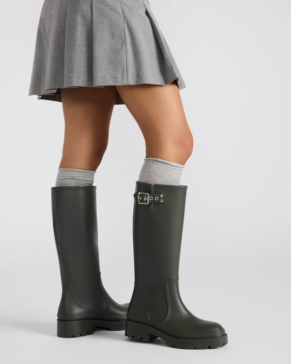 Steve Madden ROCKYH20 Olive Women's Water-Resistant Lug Boot