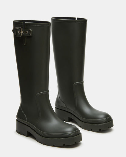 Steve Madden ROCKYH20 Olive Women's Water-Resistant Lug Boot