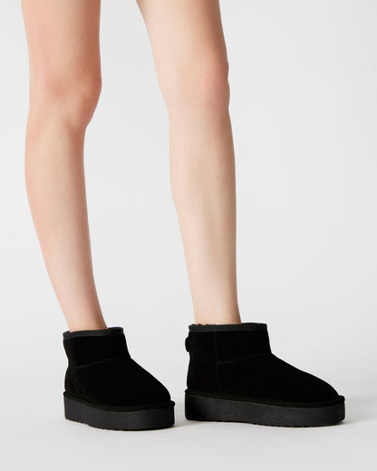 Steve Madden COMFY Black Suede Women's Ankle Boot