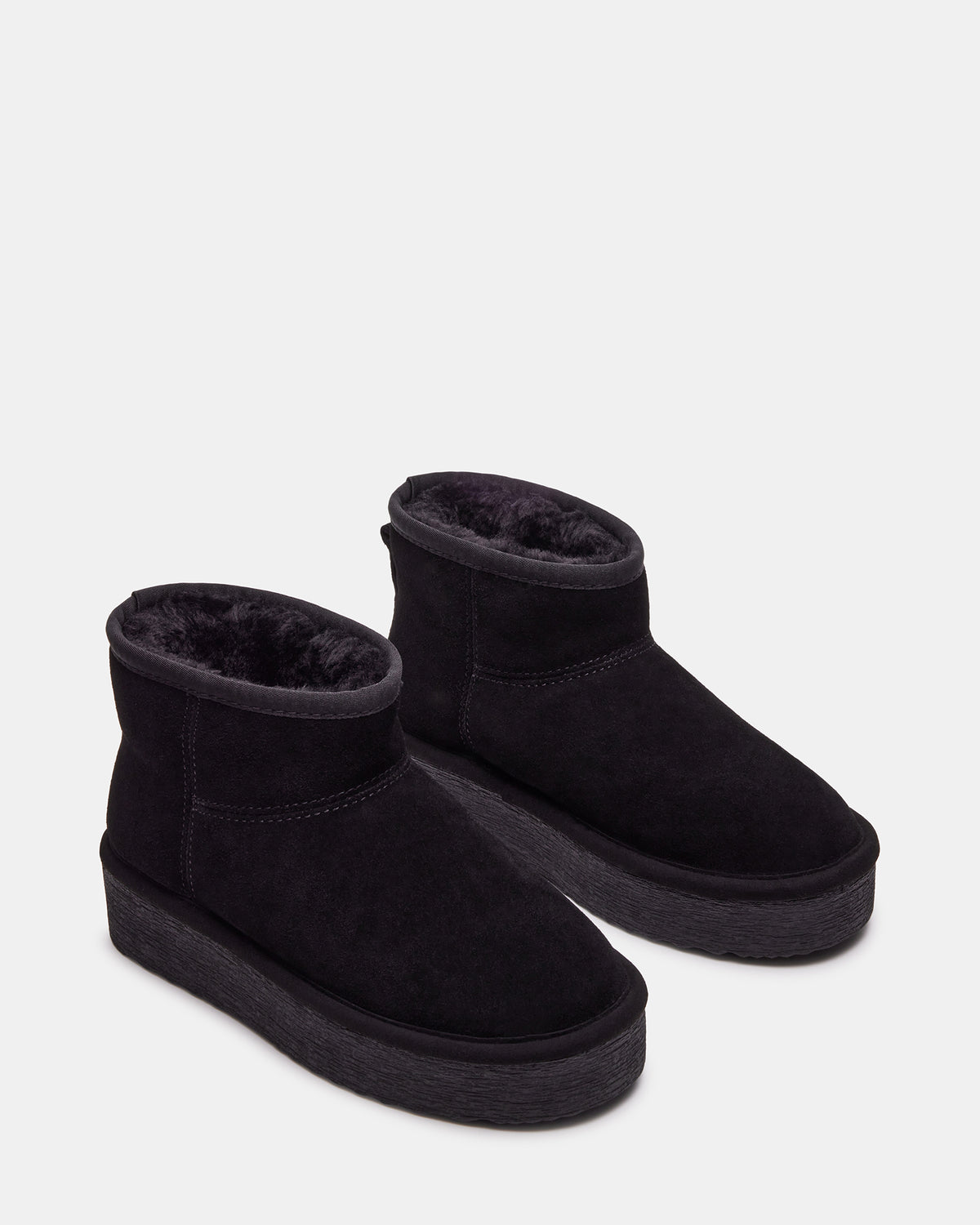 Steve Madden COMFY Black Suede Women's Ankle Boot