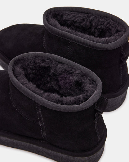 Steve Madden COMFY Black Suede Women's Ankle Boot