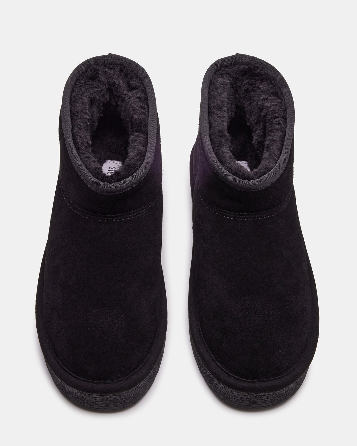 Steve Madden COMFY Black Suede Women's Ankle Boot