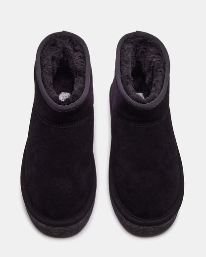 Steve Madden COMFY Black Suede Women's Ankle Boot