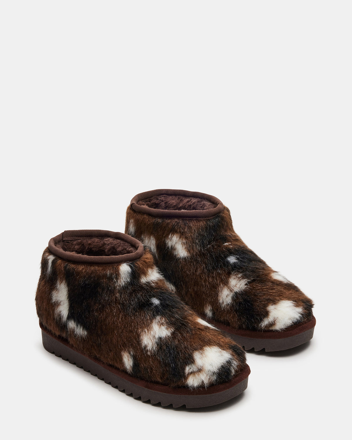 Steve Madden CABIN Faux Fur Multi Cozy Bootie | Women's Booties