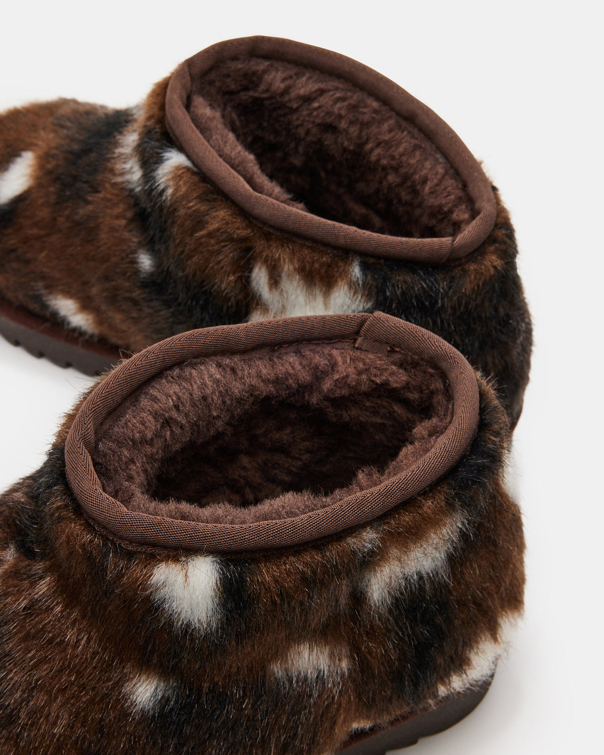 Steve Madden CABIN Faux Fur Multi Cozy Bootie | Women's Booties
