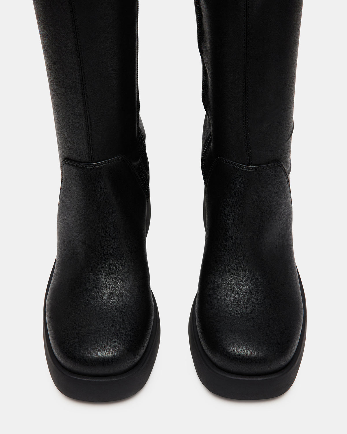 Steve Madden BERKLEIGH Black Wide Calf Women's Knee High Boot