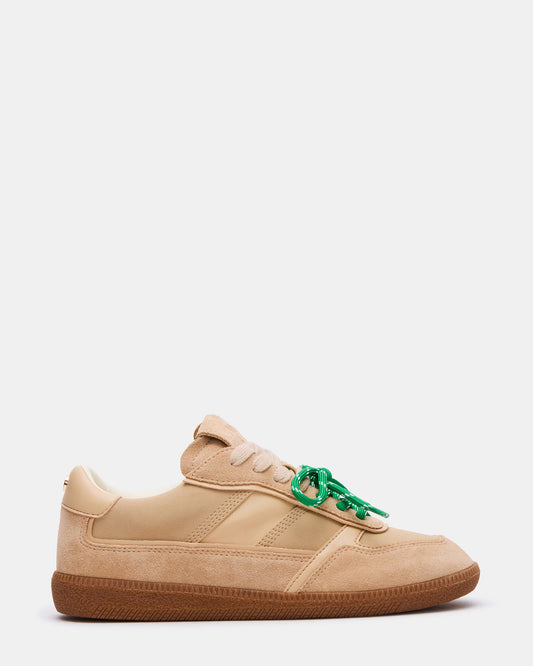 Steve Madden SPORTY Sand Low-Top Lace-Up Women's Sneaker