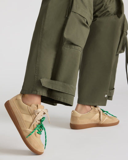 Steve Madden SPORTY Sand Low-Top Lace-Up Women's Sneaker