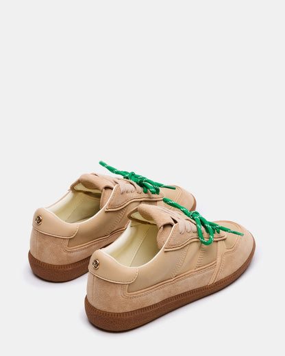 Steve Madden SPORTY Sand Low-Top Lace-Up Women's Sneaker