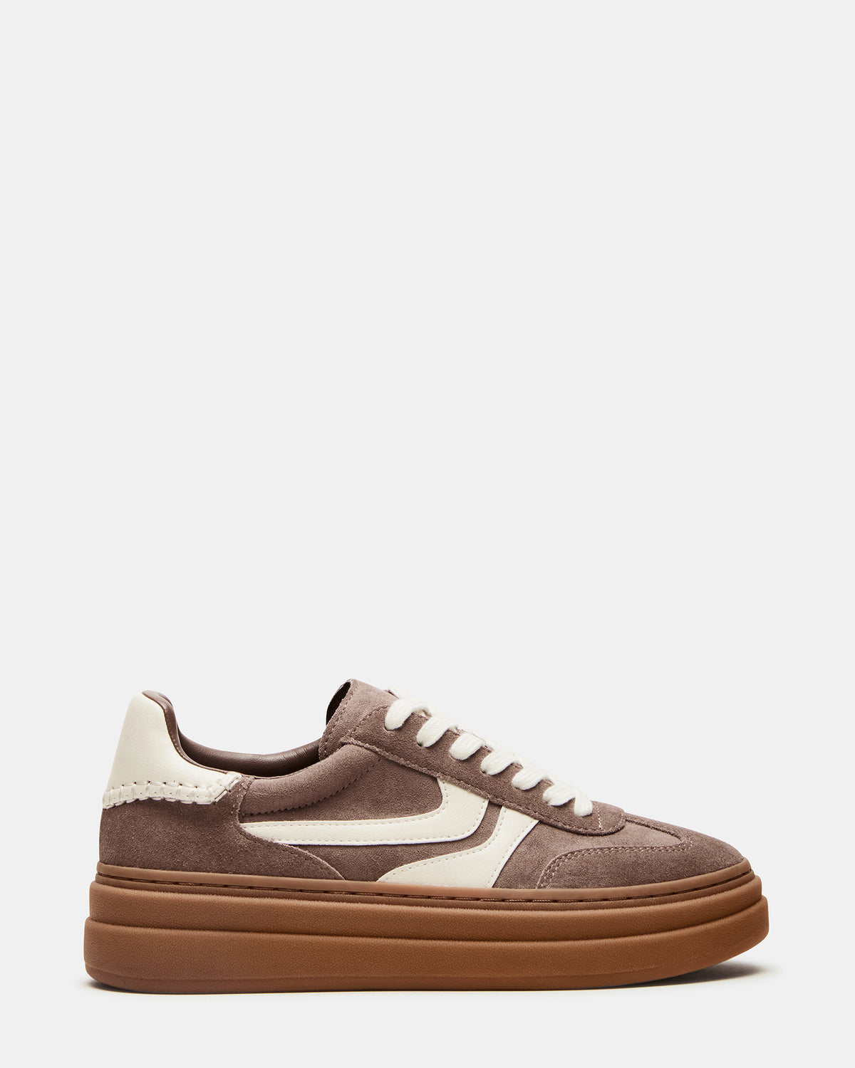 Steve Madden DODGE Espresso Low-Top Platform Women's Sneaker