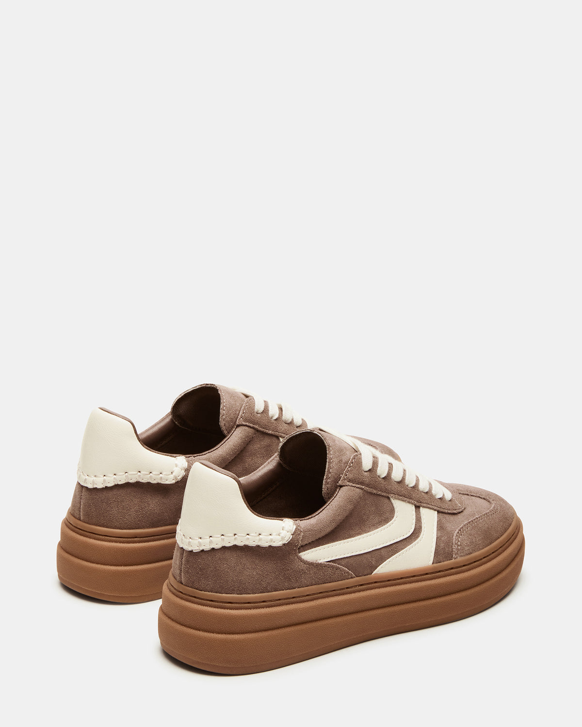 Steve Madden DODGE Espresso Low-Top Platform Women's Sneaker