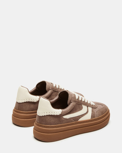 Steve Madden DODGE Espresso Low-Top Platform Women's Sneaker