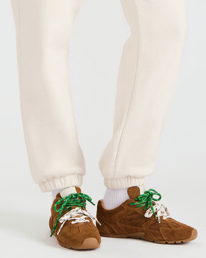 Steve Madden AZIEL Camel Suede Low-Top Lace-Up Women's Sneakers