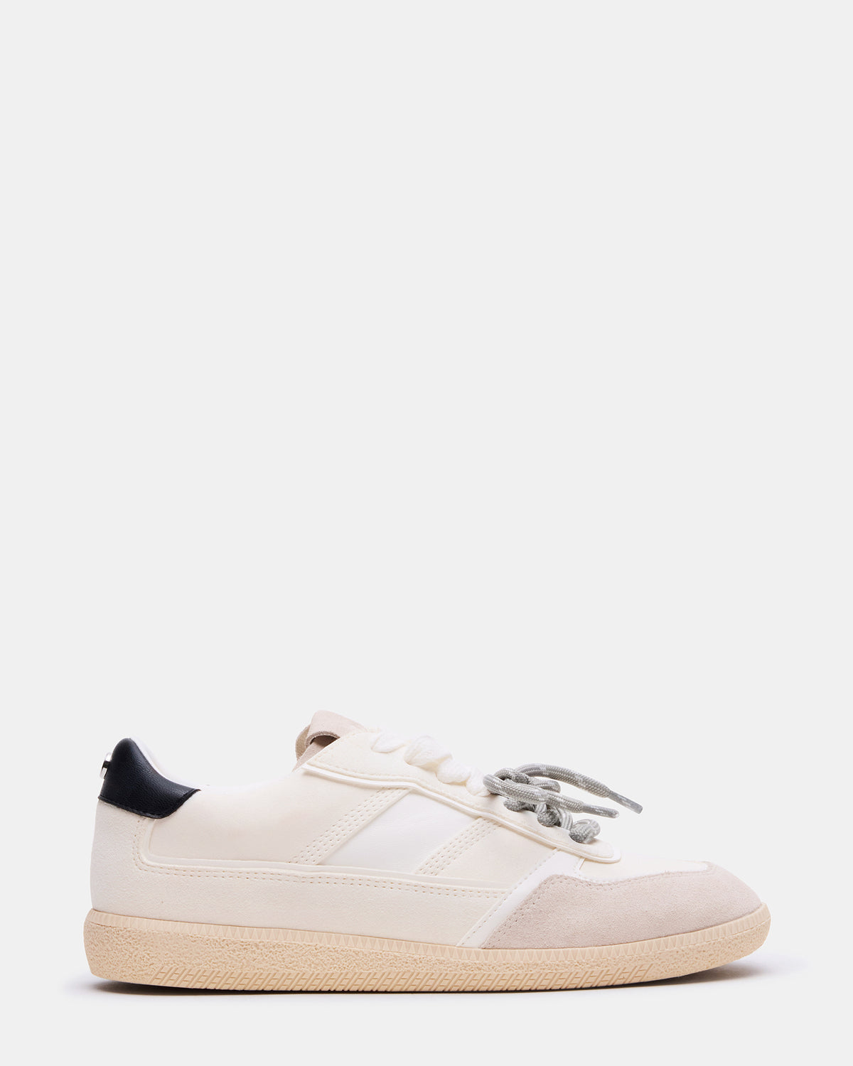 Steve Madden SPORTY White Low-Top Lace-Up Women's Sneaker