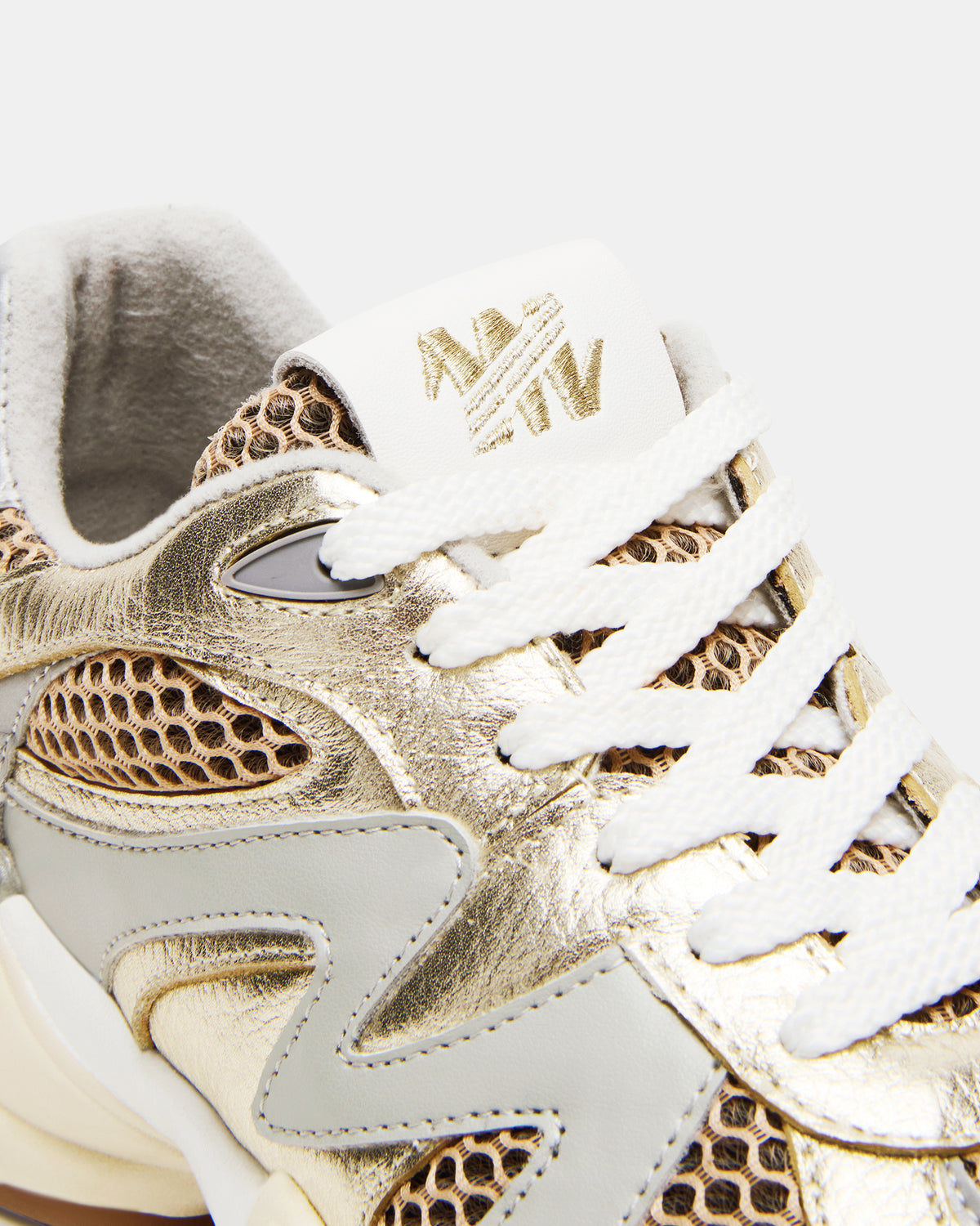 Steve Madden SEBI Gold Multi Low-Top Lace-Up Women's Sneaker