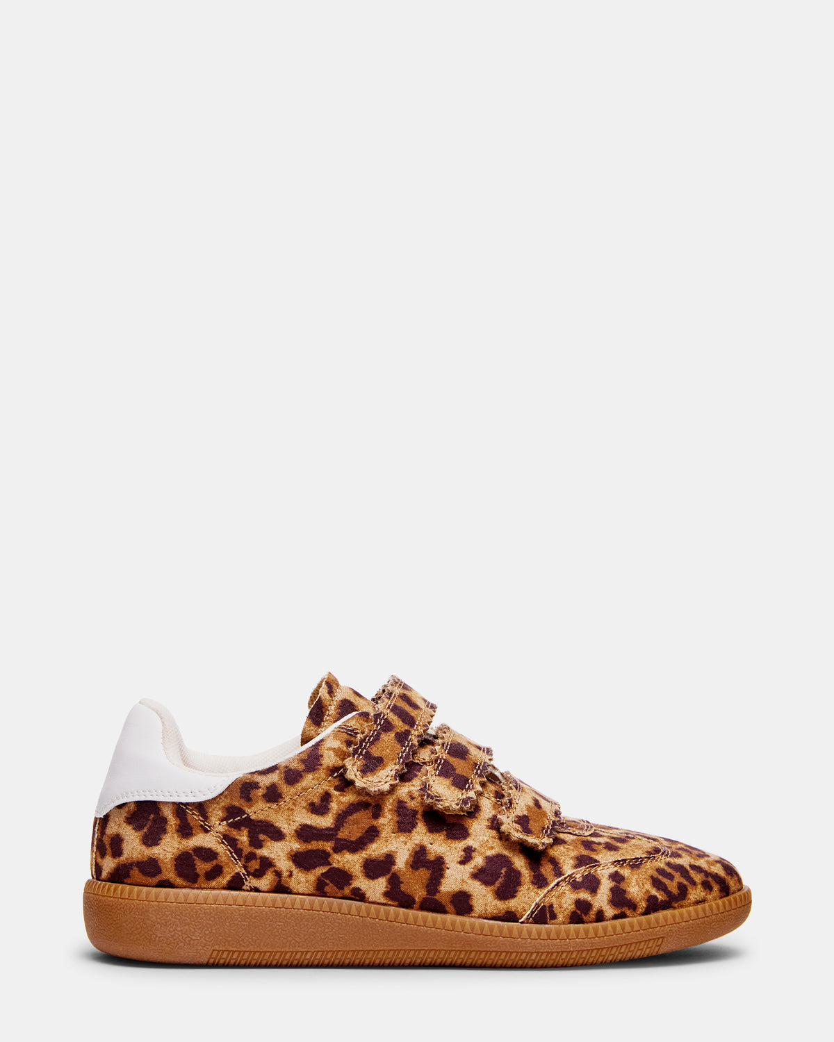Steve Madden MOMENTUM Leopard Velcro Low-Top Women's Sneakers