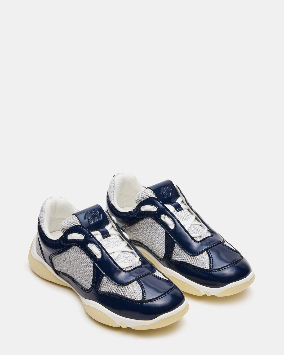 Steve Madden DUSTIN Navy Mesh Lace-Up Low-Top Women's Sneaker