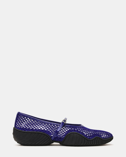 Steve Madden VICKEE Blue Mesh Mary Jane Buckle Chunky Sole Ballet Women's Sneaker