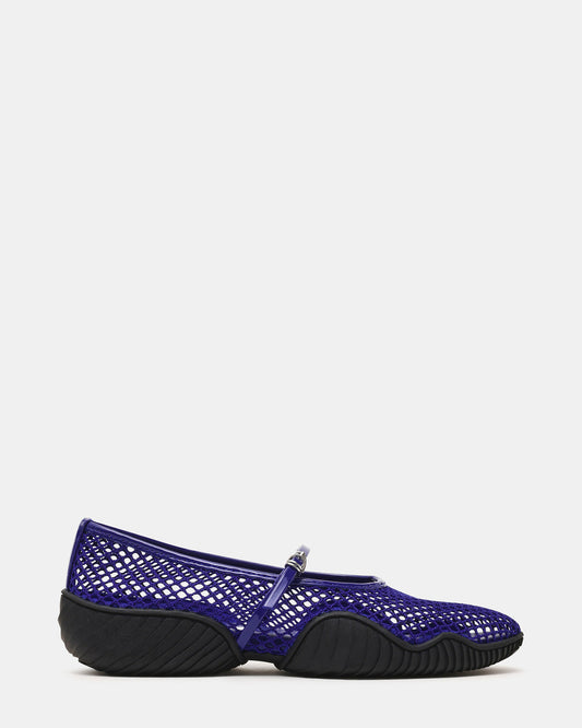 Steve Madden VICKEE Blue Mesh Mary Jane Buckle Chunky Sole Ballet Women's Sneaker