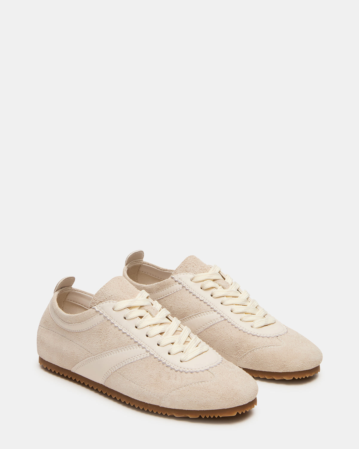 Steve Madden JAYE Ice Suede Low-Top Lace-Up Women's Sneaker