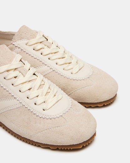 Steve Madden JAYE Ice Suede Low-Top Lace-Up Women's Sneaker