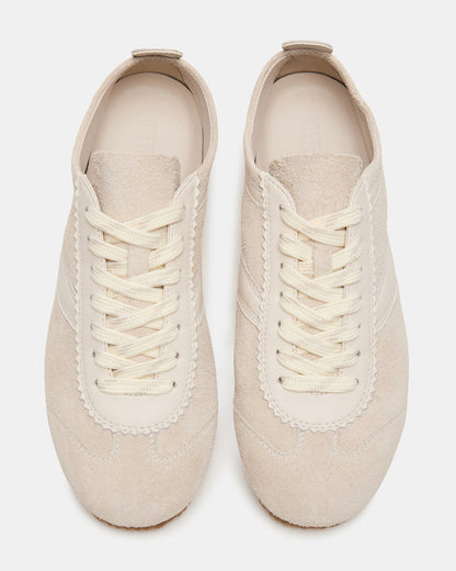 Steve Madden JAYE Ice Suede Low-Top Lace-Up Women's Sneaker