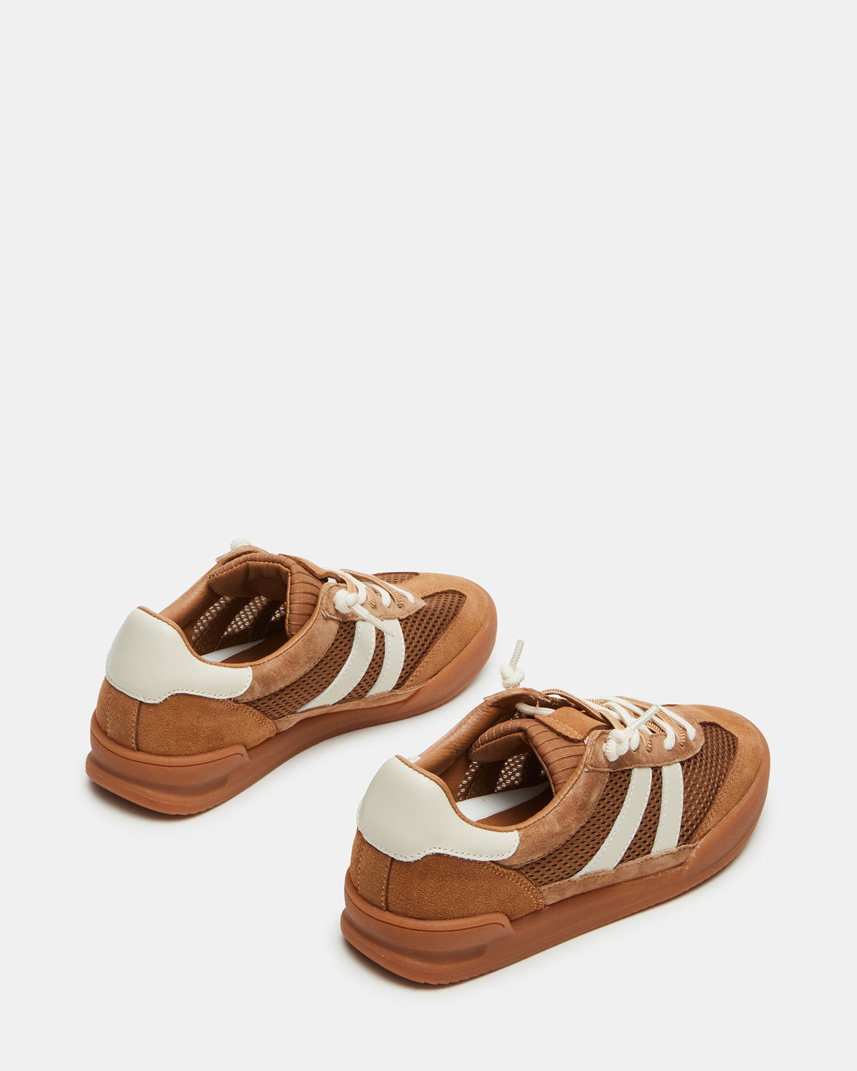 Steve Madden VERDICT Tan Multi Women's Lace-Up Sneaker