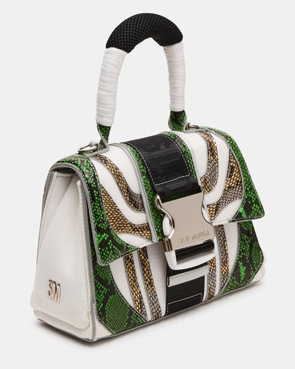 Steve Madden VIPER SNEAKER & DIEGO BAG GREEN METALLIC BUNDLE