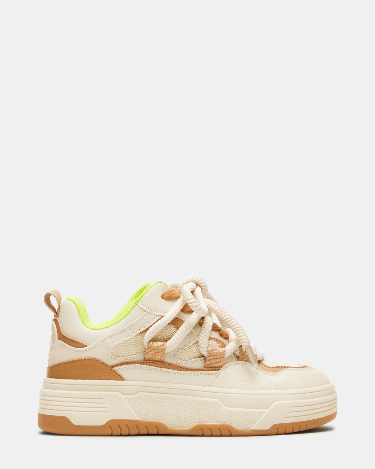 Steve Madden BOOMER Tan Multi Platform Chunky Sneaker | Women's Sneakers