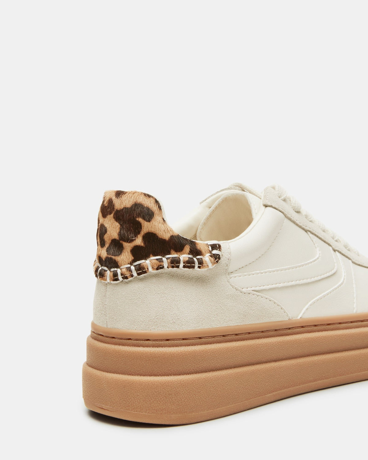 Steve Madden DODGE Bone Multi Low-Top Platform Women's Sneaker