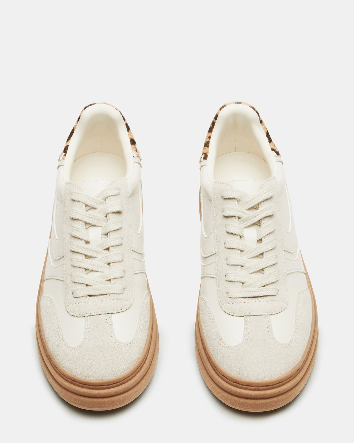 Steve Madden DODGE Bone Multi Low-Top Platform Women's Sneaker