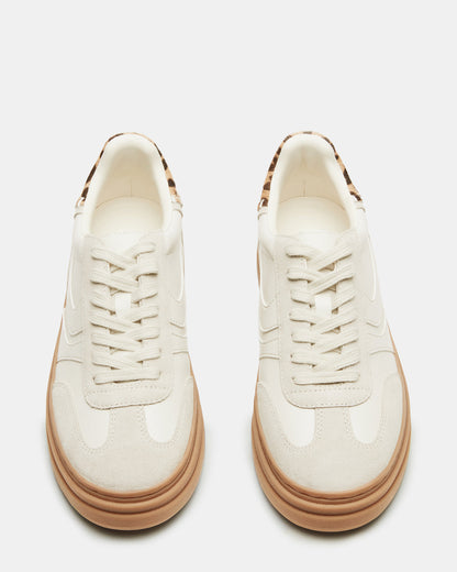 Steve Madden DODGE Bone Multi Low-Top Platform Women's Sneaker