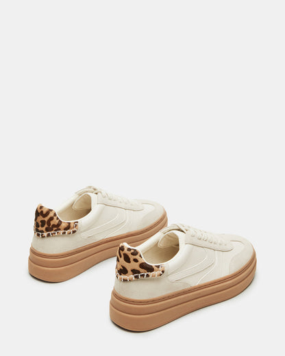 Steve Madden DODGE Bone Multi Low-Top Platform Women's Sneaker