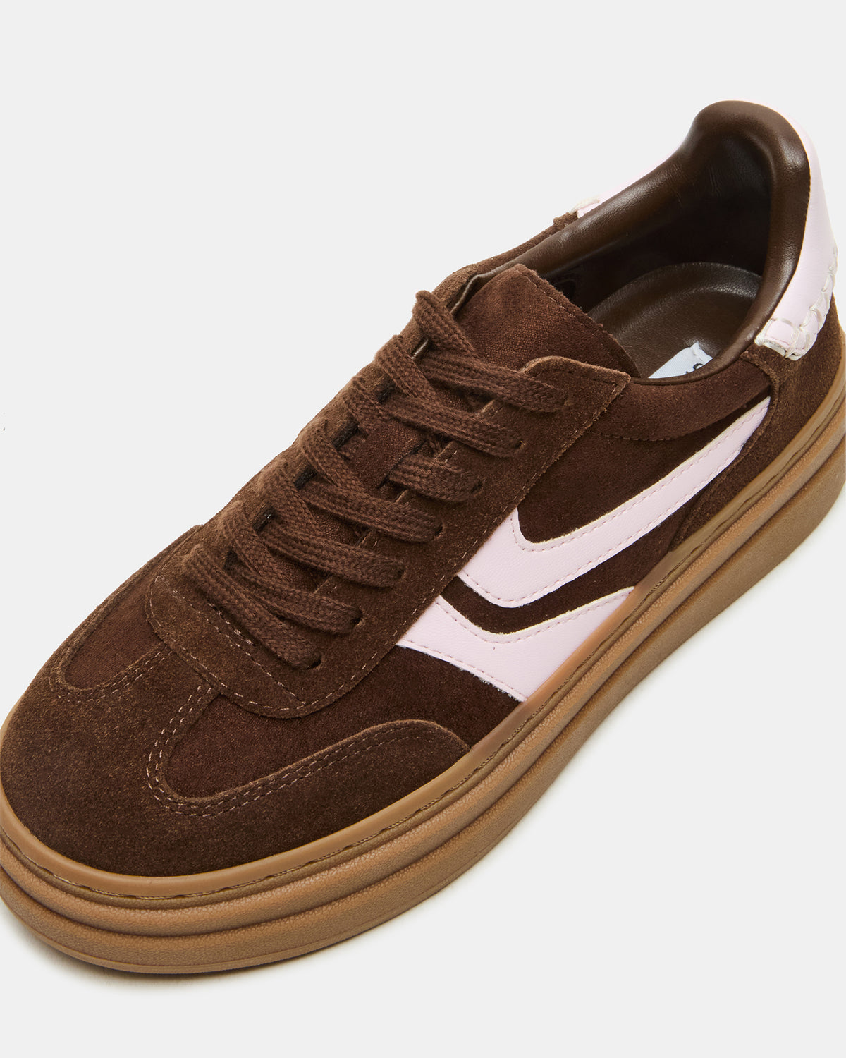 Steve Madden DODGE Brown Multi Low-Top Platform Women's Sneaker
