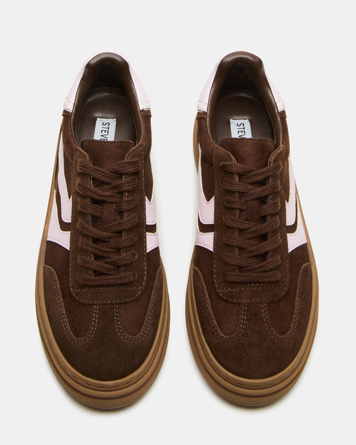 Steve Madden DODGE Brown Multi Low-Top Platform Women's Sneaker