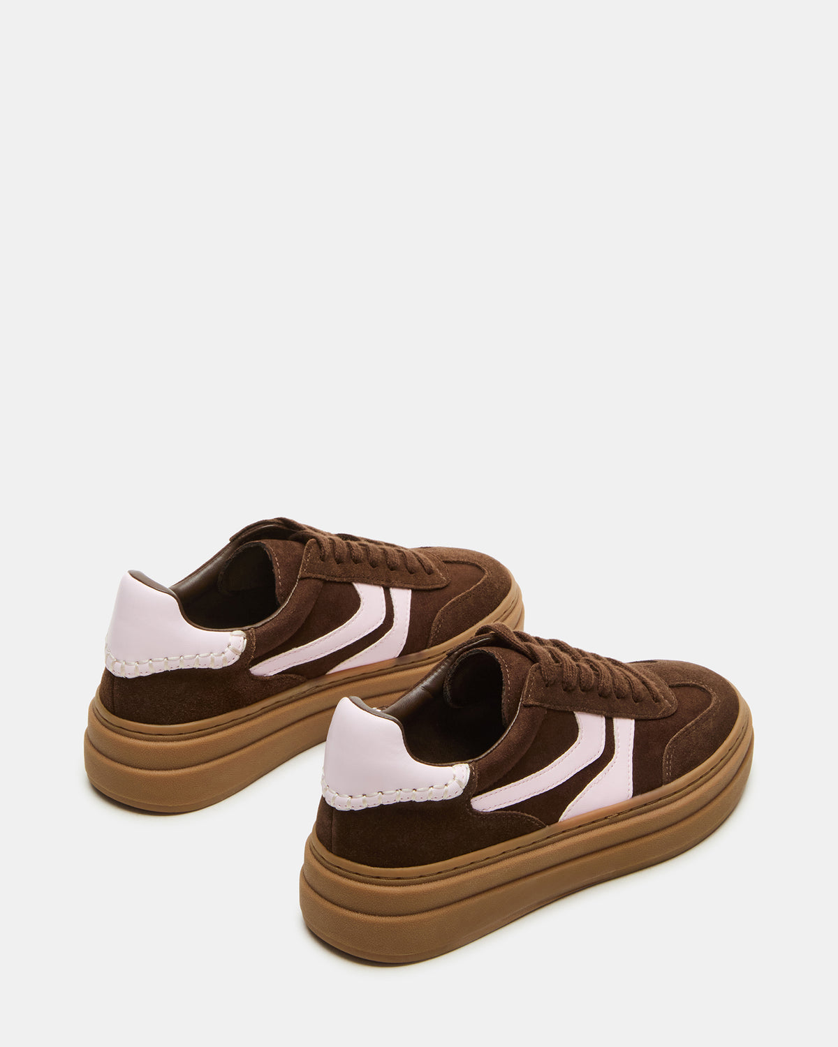 Steve Madden DODGE Brown Multi Low-Top Platform Women's Sneaker