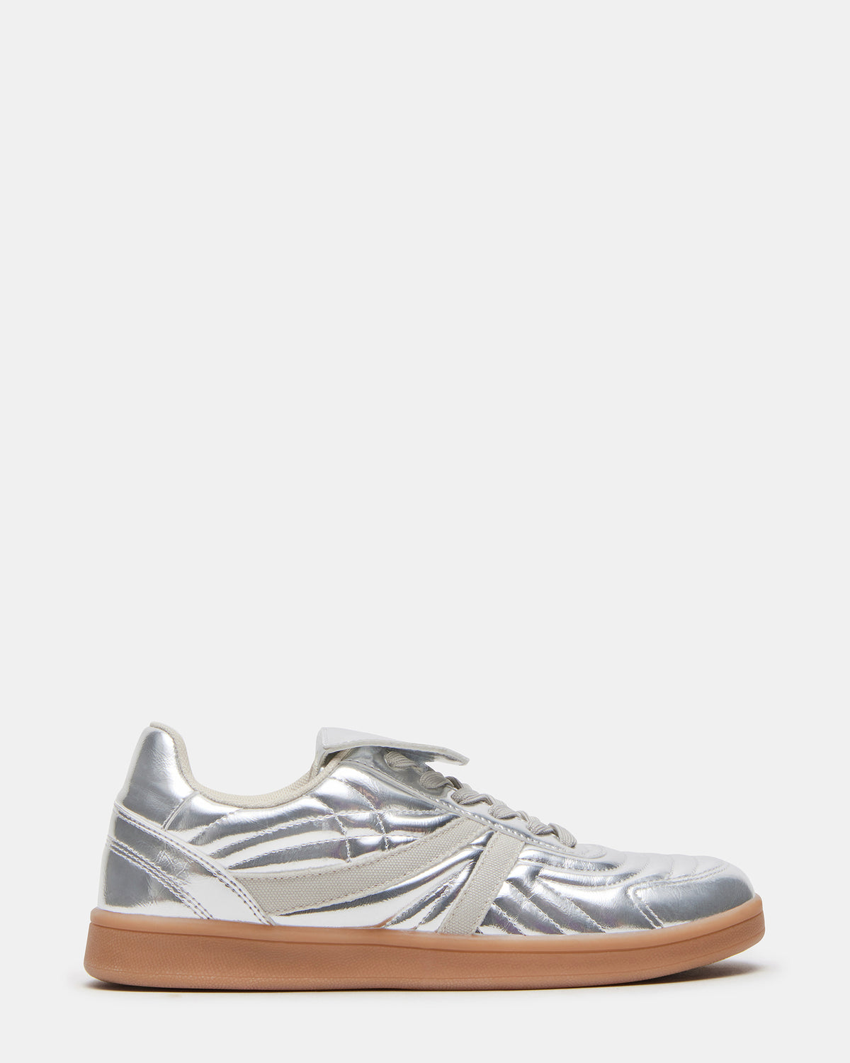 Steve Madden MADRID Silver Women's Low-Top Sneakers