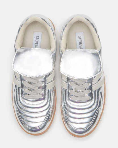 Steve Madden MADRID Silver Women's Low-Top Sneakers
