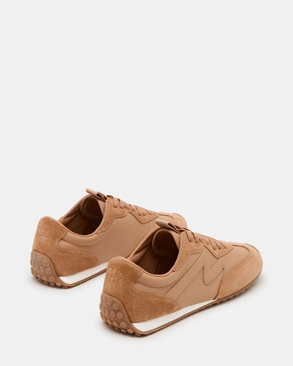 Steve Madden CASPER Tan Low-Top Lace-Up Women's Sneaker