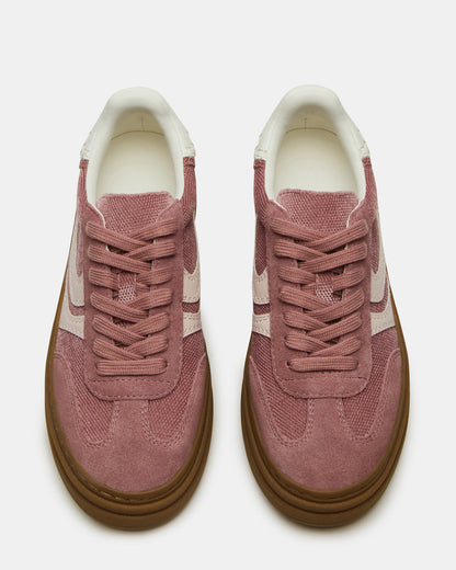 Steve Madden DODGE Mauve Low-Top Platform Women's Sneaker