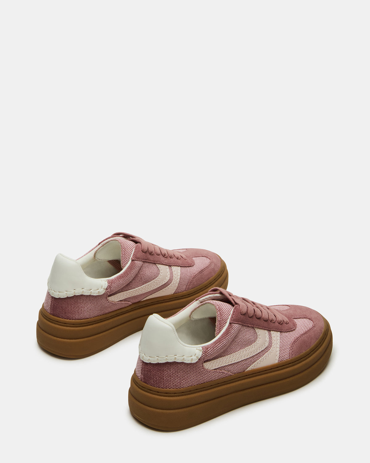 Steve Madden DODGE Mauve Low-Top Platform Women's Sneaker