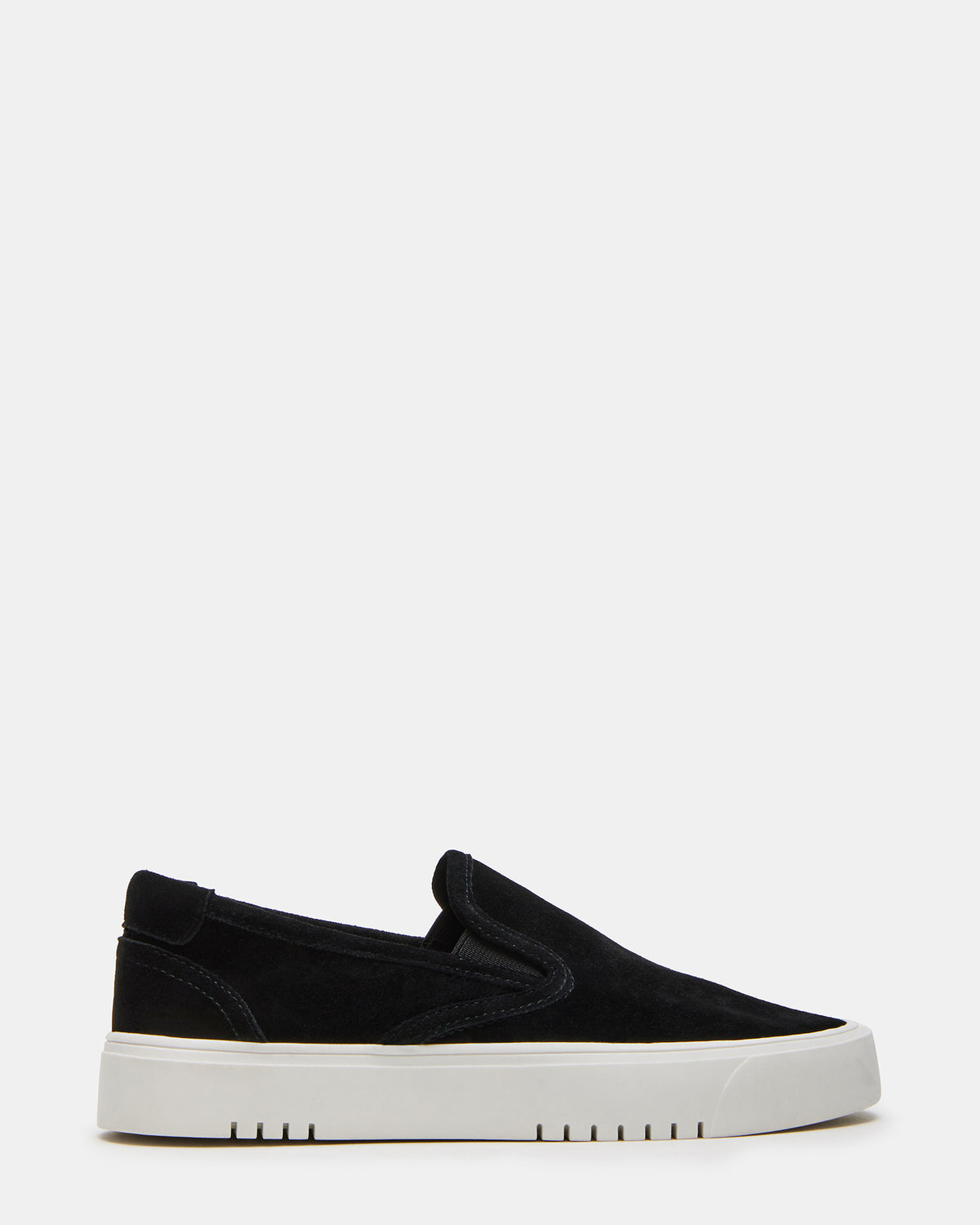 Steve Madden MURPHY Black Suede Low-Top Sneaker | Women's Sneakers