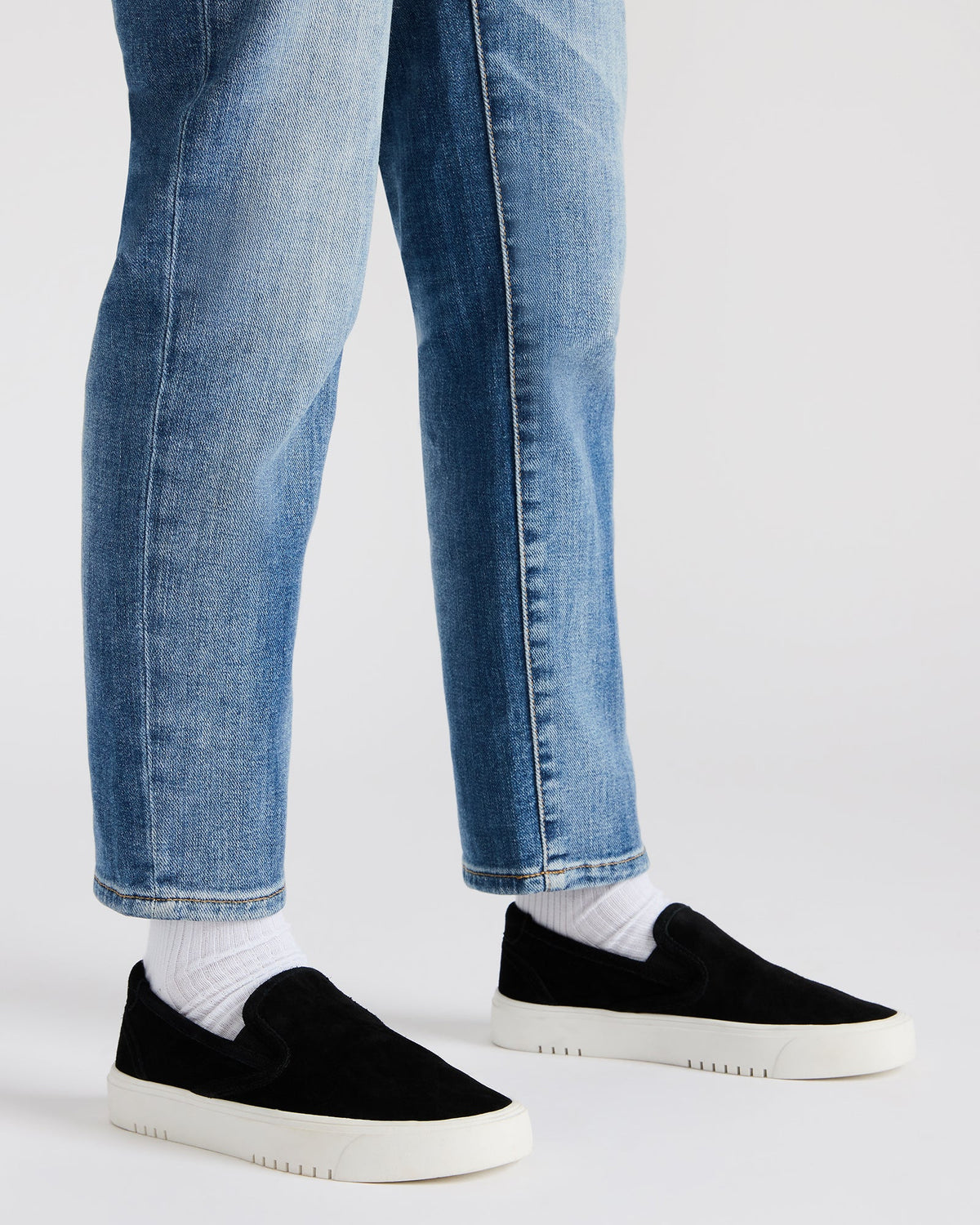 Steve Madden MURPHY Black Suede Low-Top Sneaker | Women's Sneakers