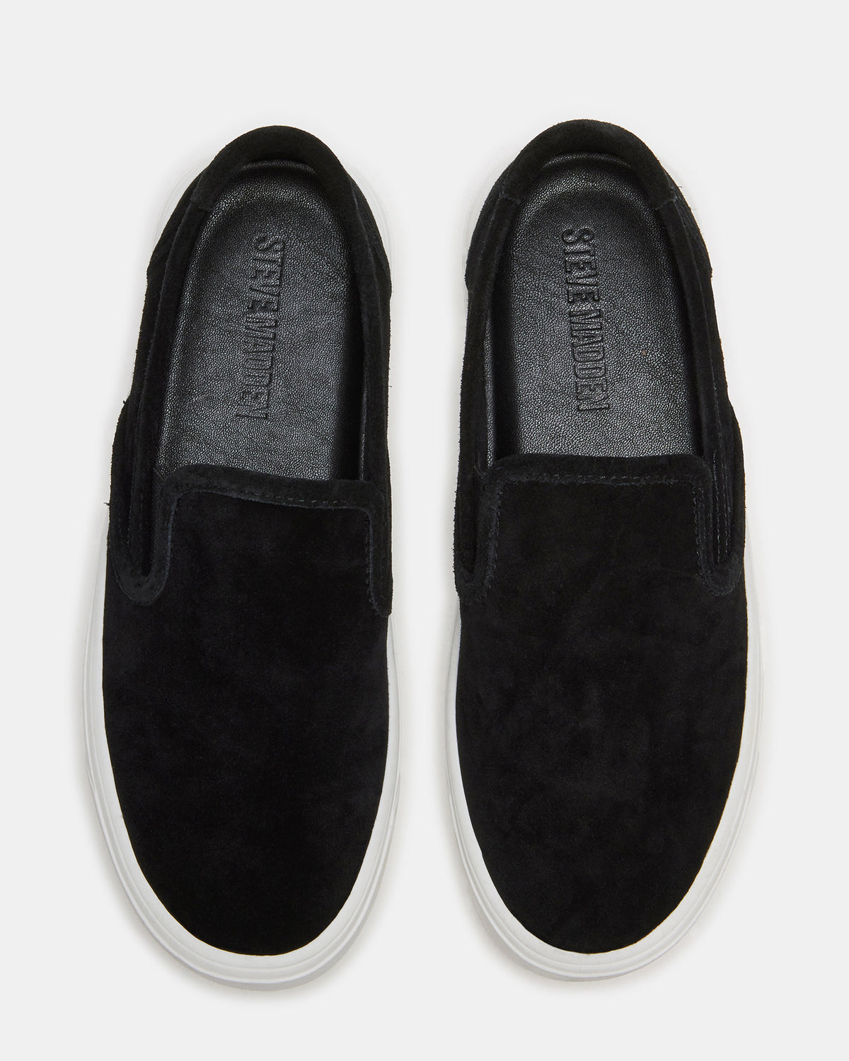 Steve Madden MURPHY Black Suede Low-Top Sneaker | Women's Sneakers