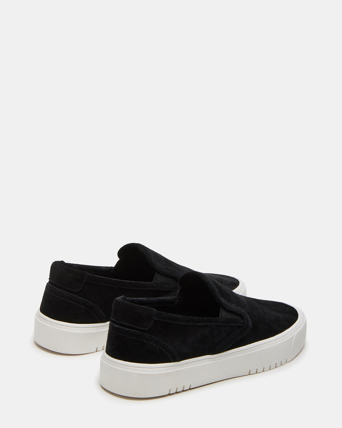 Steve Madden MURPHY Black Suede Low-Top Sneaker | Women's Sneakers